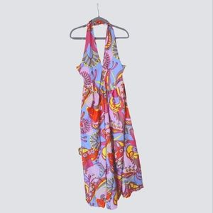 Halter style maxi sundress